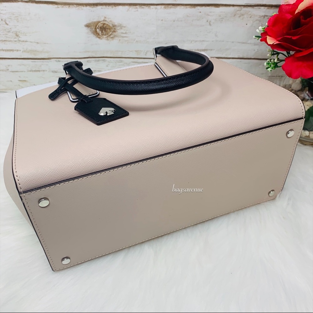 Kate spade Cameron medium satchel warm beige black - Picture 10 of 10